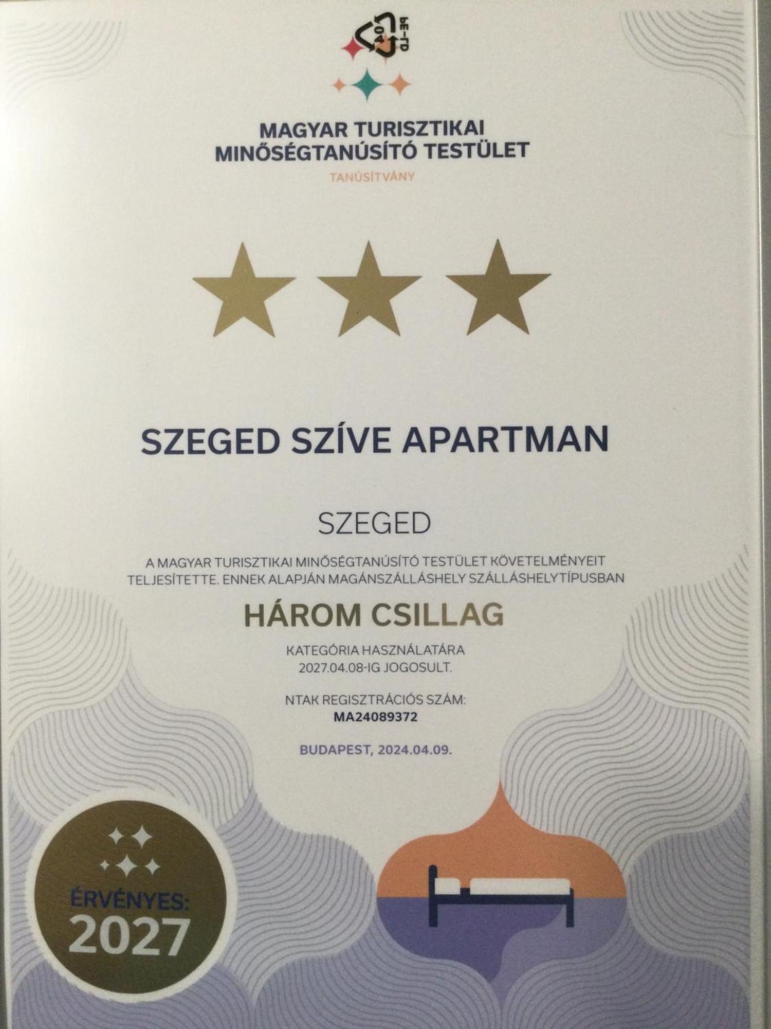 Szeged Szive Apartman Zewnętrze zdjęcie